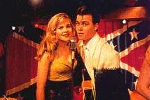 Depp & Amy Locane in Cry-Baby