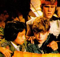 The Goonies find the treasure map