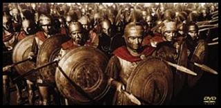 The 300 Spartans in action